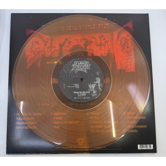 King Diamond - Songs For The Dead Live 12" Transparent Vinyl 2018 Metal Blade - Picture 4 of 6